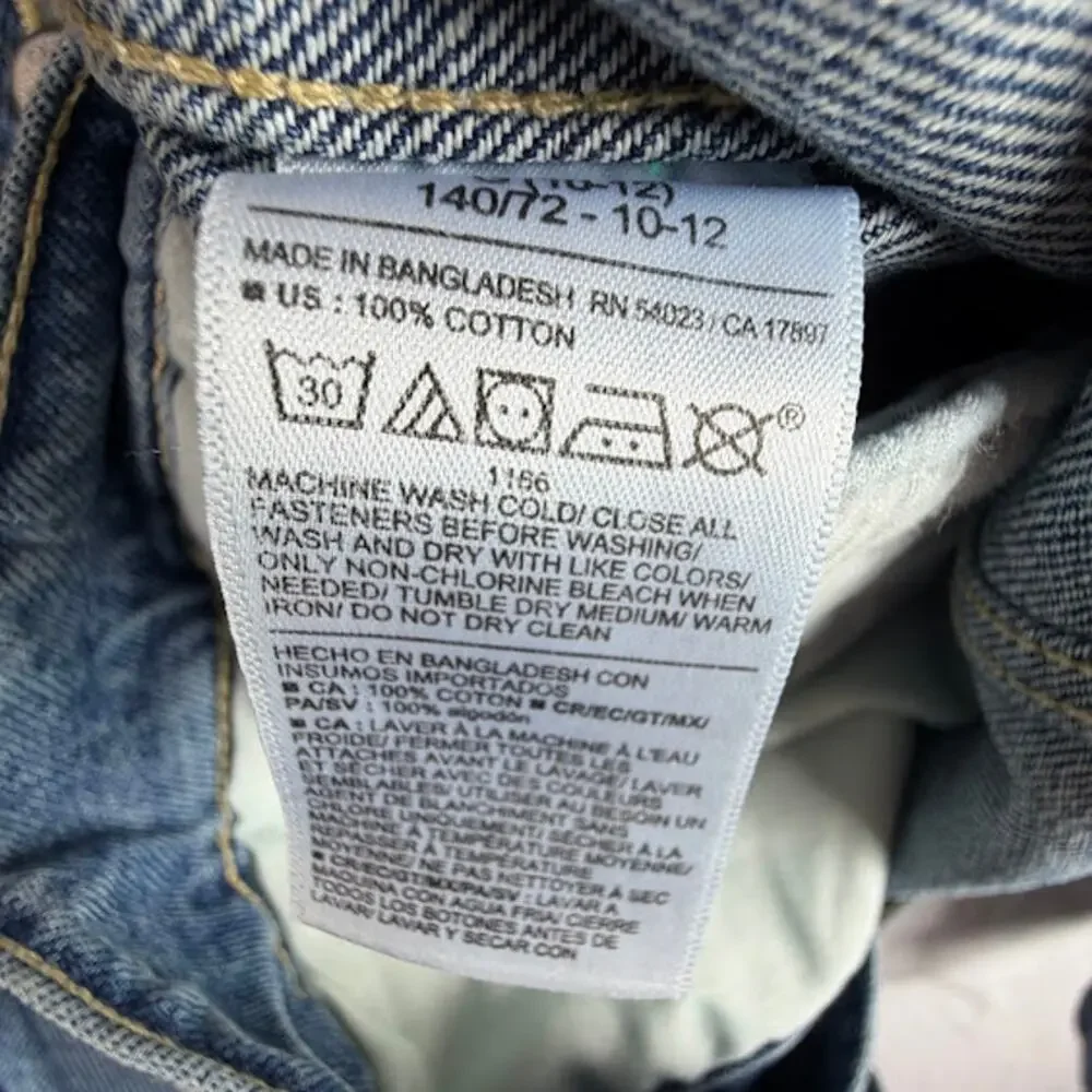 Old Navy Kids Denim Jacket L 10-12 Blue Trucker NWT $45 MSRP